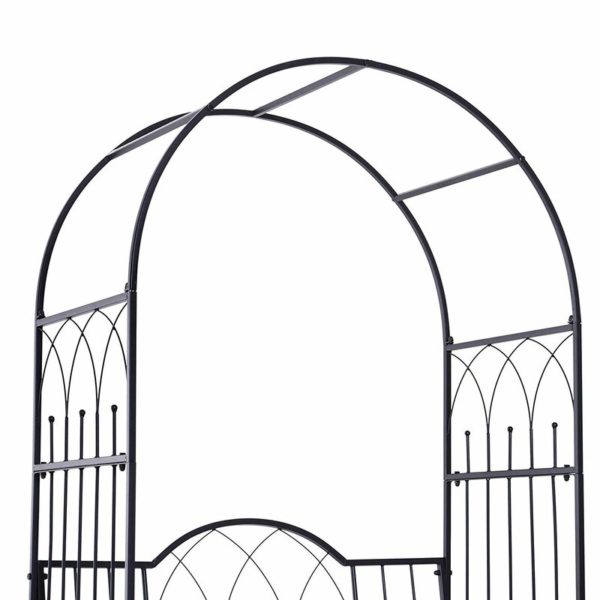 Metal Arbor with Bench - Image 2